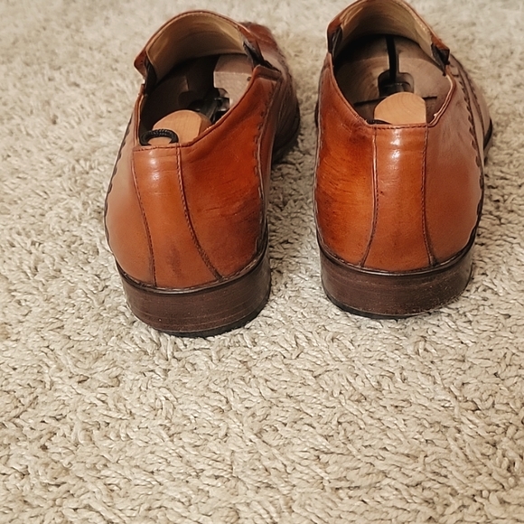 Men's Stefano Castelli Italian leather Shoes. - Picture 3 of 6